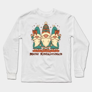 Merry Christmas in Hawaiian Long Sleeve T-Shirt